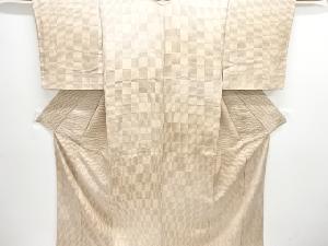 幾何学模様小紋着物